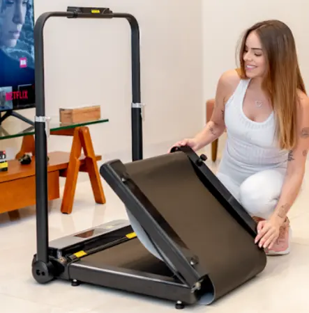 Esteira Portátil Elétrica Dobrável - Compacta para Apartamento