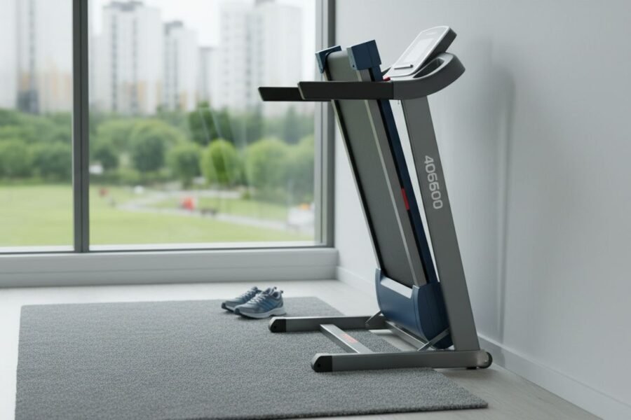 Como escolher equipamentos dobraveis com isolamento de vibracao para correr sem incomodar a vizinhan
