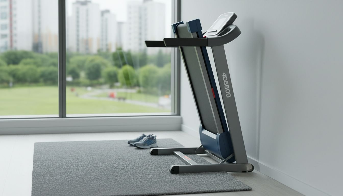 Como escolher equipamentos dobraveis com isolamento de vibracao para correr sem incomodar a vizinhan
